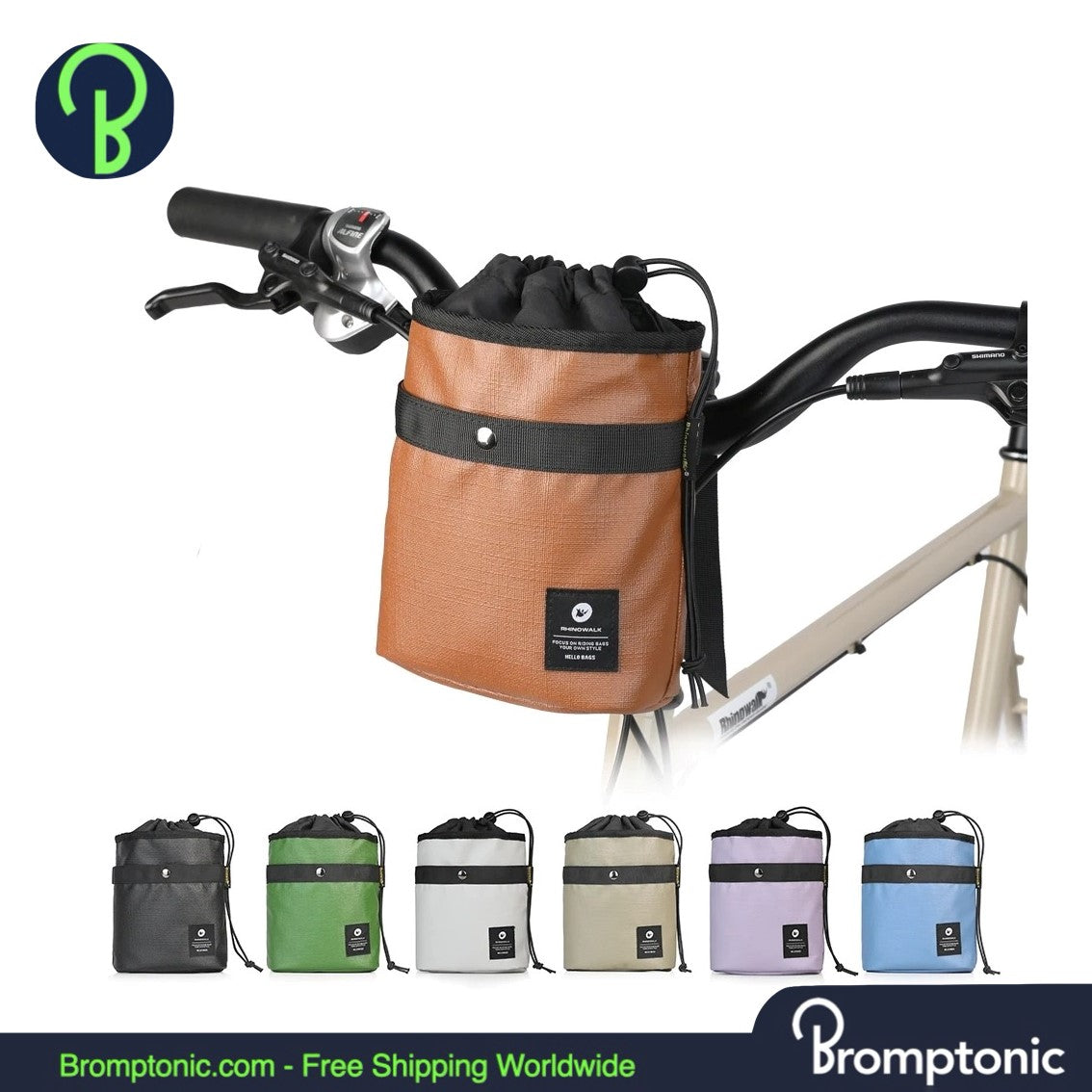 Brompton 2.5L Multi-Function Urban Cycling Handlebar Bag