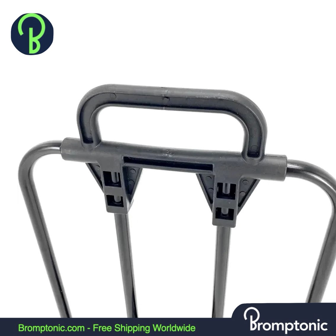 Cadre de porte-bagages avant en aluminium Brompton avec sangles pour sac et bagages