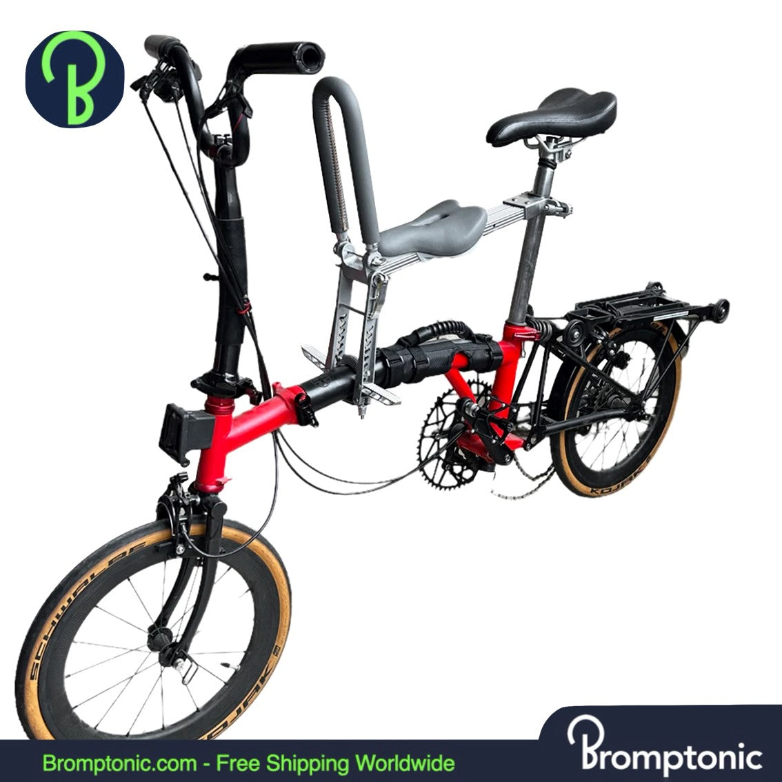 Seggiolino per bambini Brompton 2.0 - Versione aggiornata